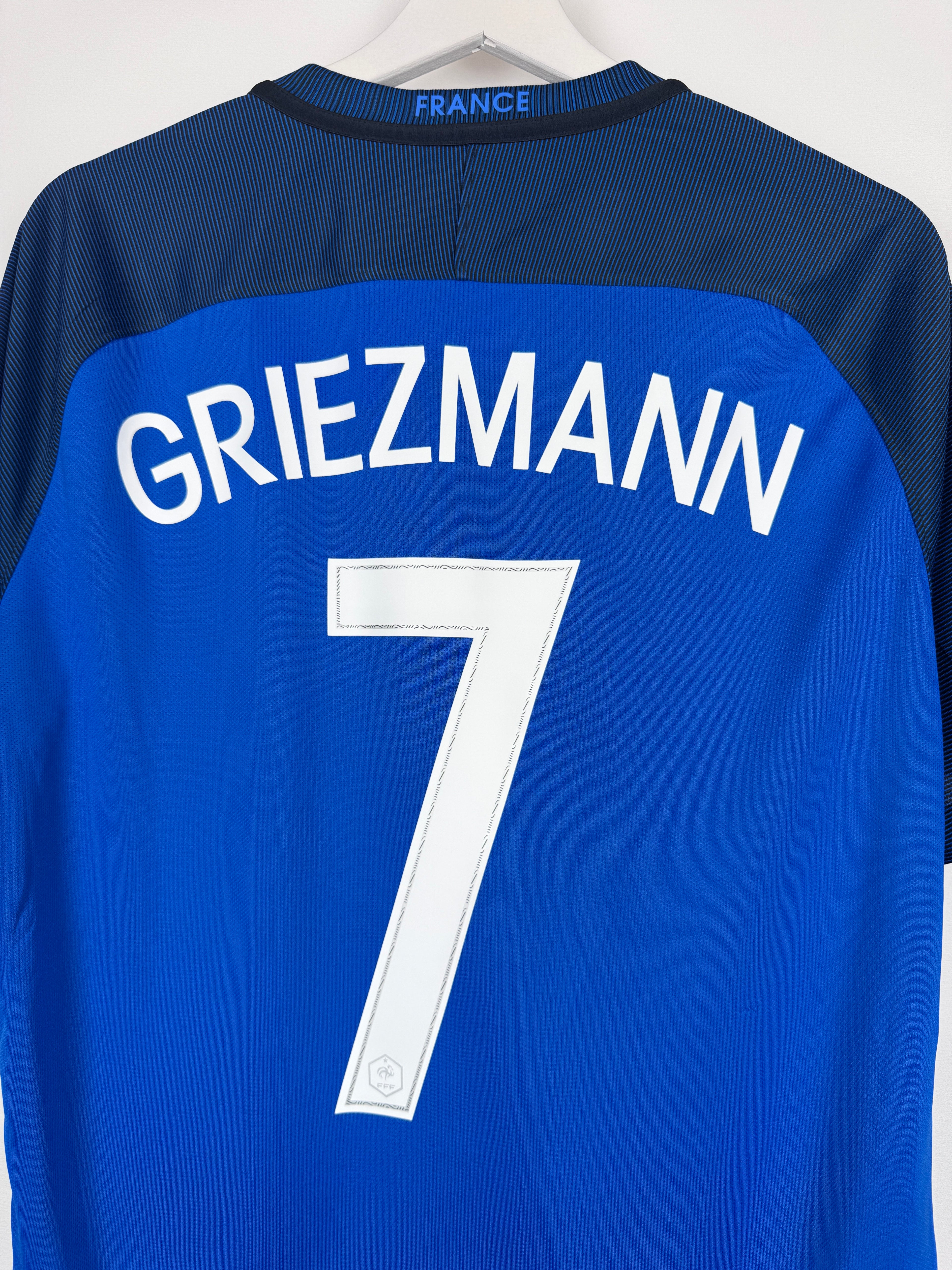 MAILLOT DE FOOTBALL ÉQUIPE DE FRANCE 2016 DOMICILE - ANTOINE GRIEZMANN #7 (M)