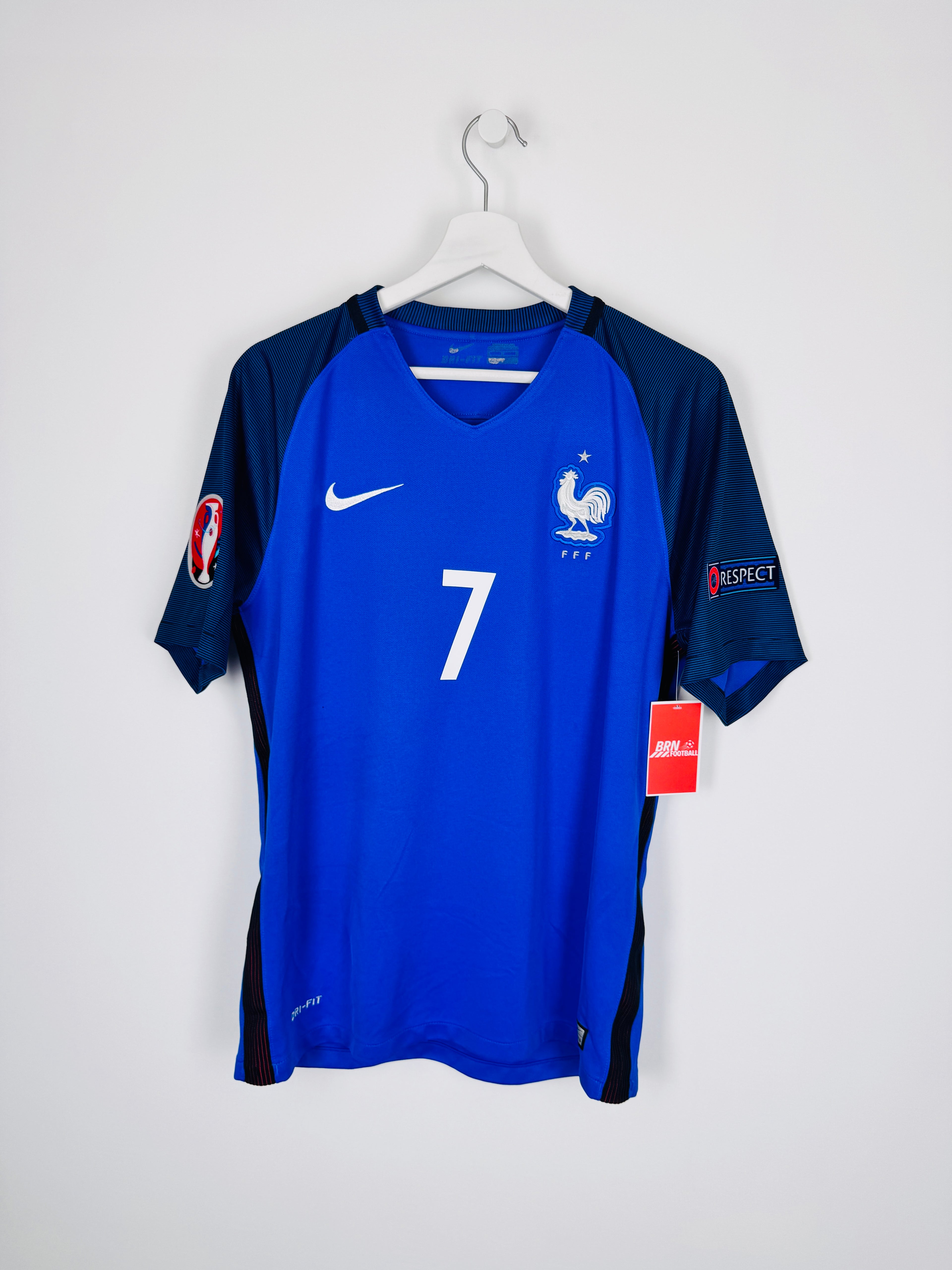 MAILLOT DE FOOTBALL ÉQUIPE DE FRANCE 2016 DOMICILE - ANTOINE GRIEZMANN #7 (M)