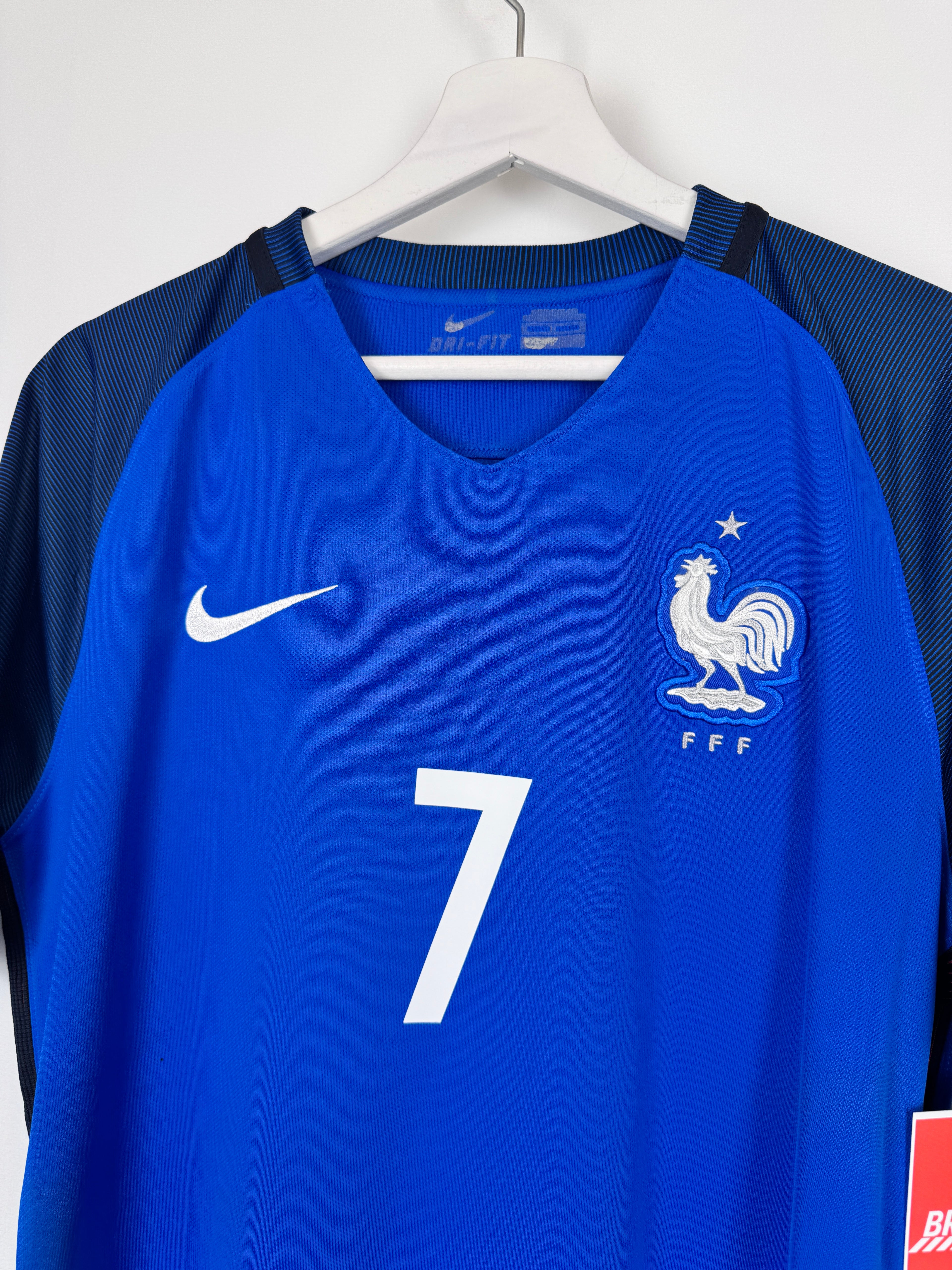 MAILLOT DE FOOTBALL ÉQUIPE DE FRANCE 2016 DOMICILE - ANTOINE GRIEZMANN #7 (M)