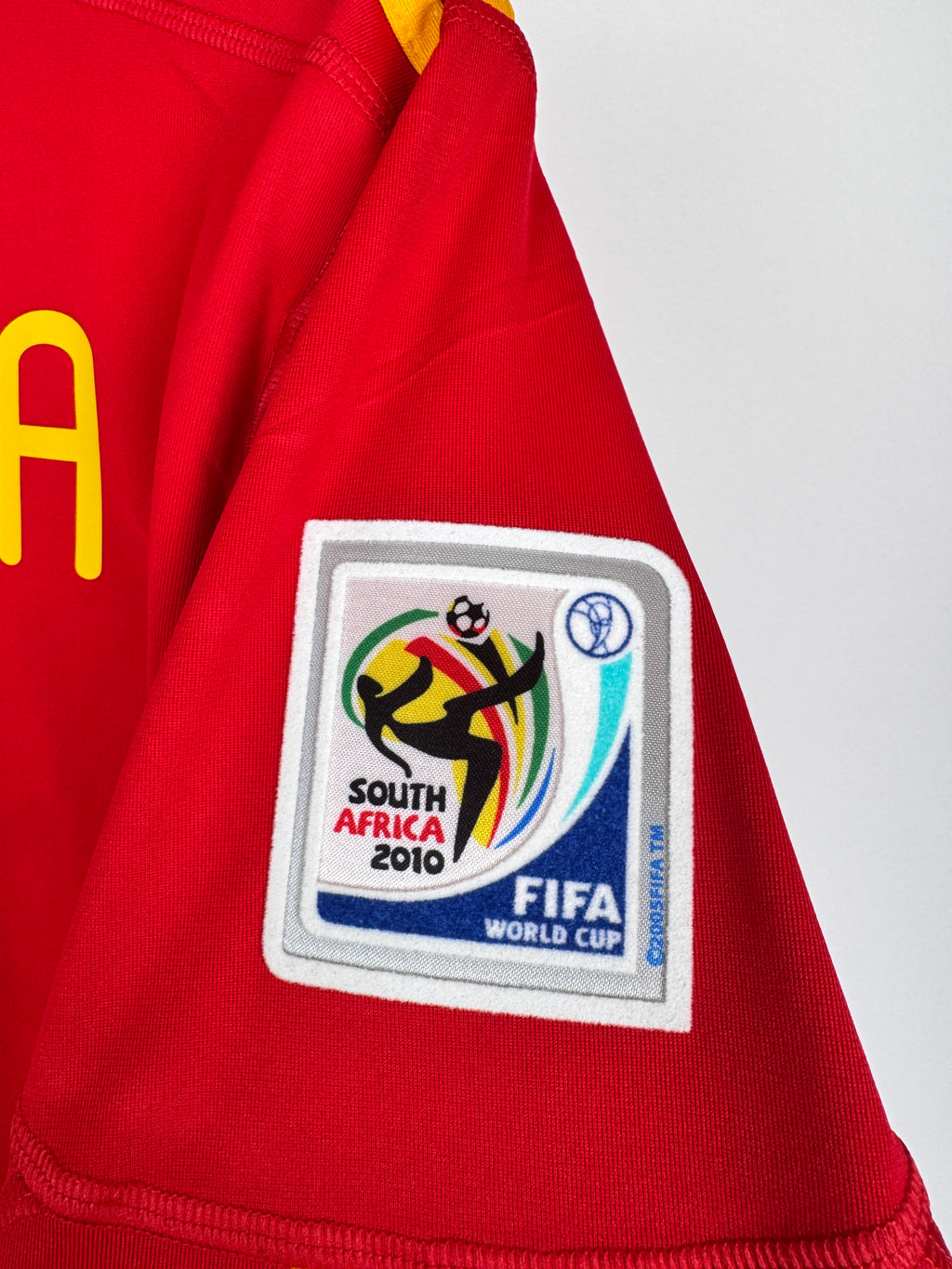 MAILLOT DE FOOTBALL ESPAGNE 2010 DOMICILE - ANDRES INIESTA #6 (S)