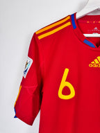 MAILLOT DE FOOTBALL ESPAGNE 2010 DOMICILE - ANDRES INIESTA #6 (S)