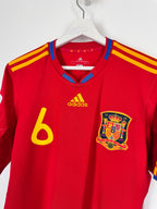 MAILLOT DE FOOTBALL ESPAGNE 2010 DOMICILE - ANDRES INIESTA #6 (S)