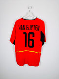 MAILLOT DE FOOTBALL BELGIQUE 2002/2004 DOMICILE - VAN BUYTEN #16 (L)