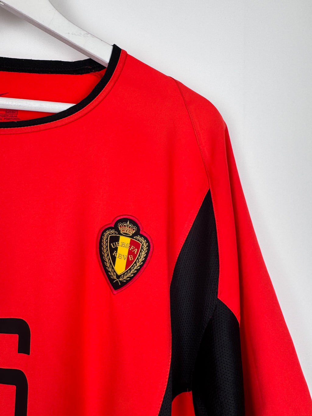 MAILLOT DE FOOTBALL BELGIQUE 2002/2004 DOMICILE - VAN BUYTEN #16 (L)