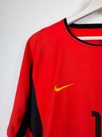 MAILLOT DE FOOTBALL BELGIQUE 2002/2004 DOMICILE - VAN BUYTEN #16 (L)