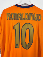FOOTBALL JERSEY BARCELONA 2006/2008 AWAY - RONALDINHO #10 (L)