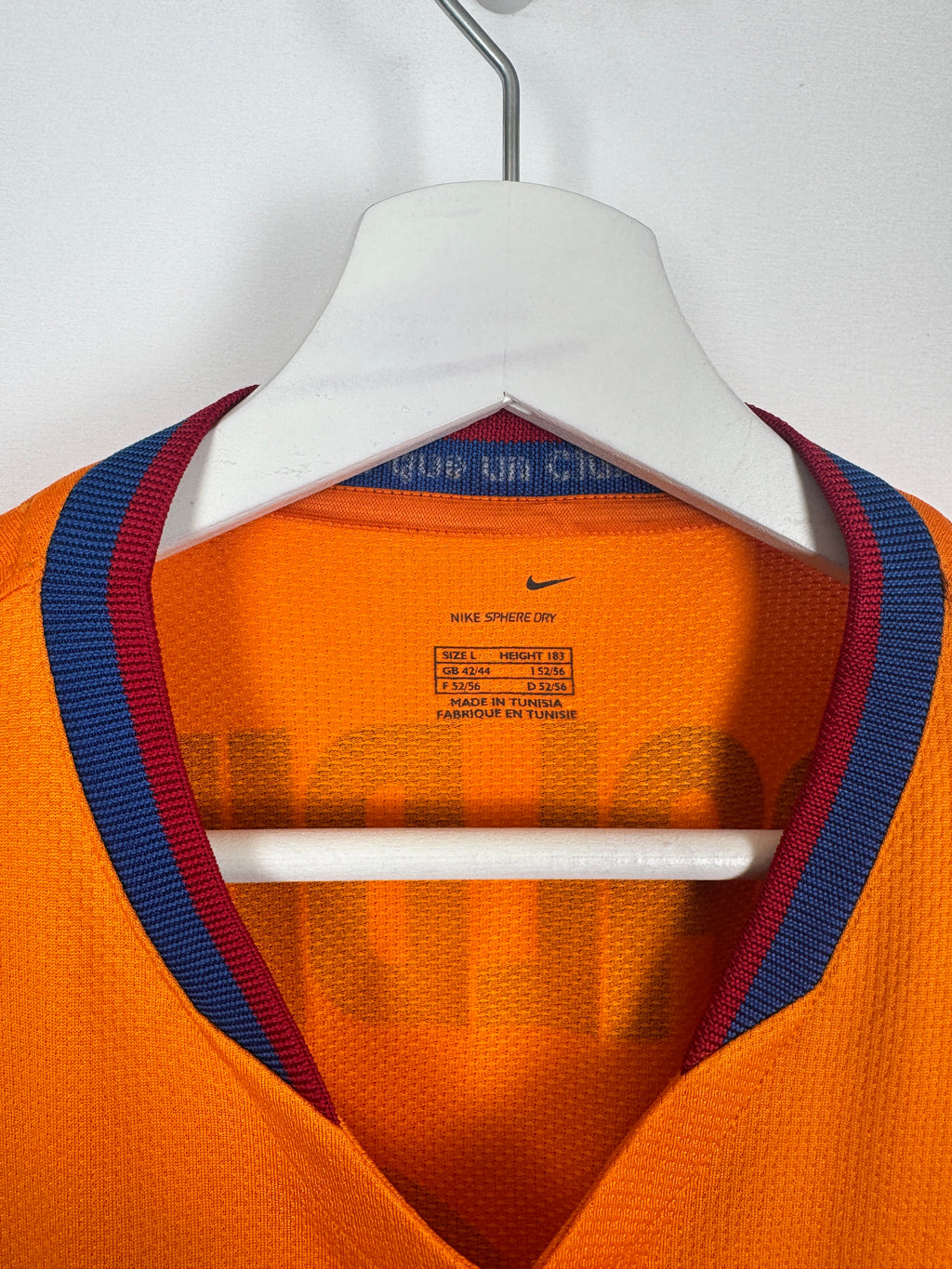 FOOTBALL JERSEY BARCELONA 2006/2008 AWAY - RONALDINHO #10 (L)