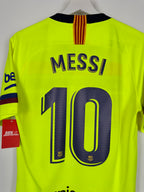 BARCELONA 2018/2019 AWAY FOOTBALL SHIRT - MESSI #10 (S)