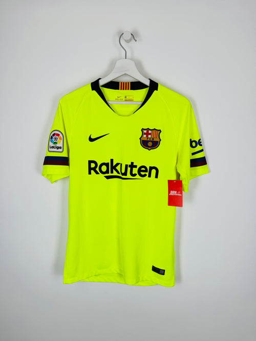 BARCELONA 2018/2019 AWAY FOOTBALL SHIRT - MESSI #10 (S)