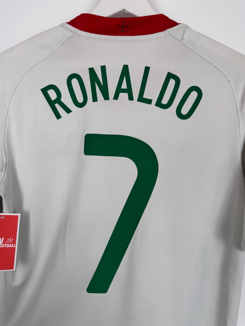 MAILLOT DE FOOTBALL PORTUGAL 2008 EXTÉRIEUR - CRISTIANO RONALDO #7 (S)