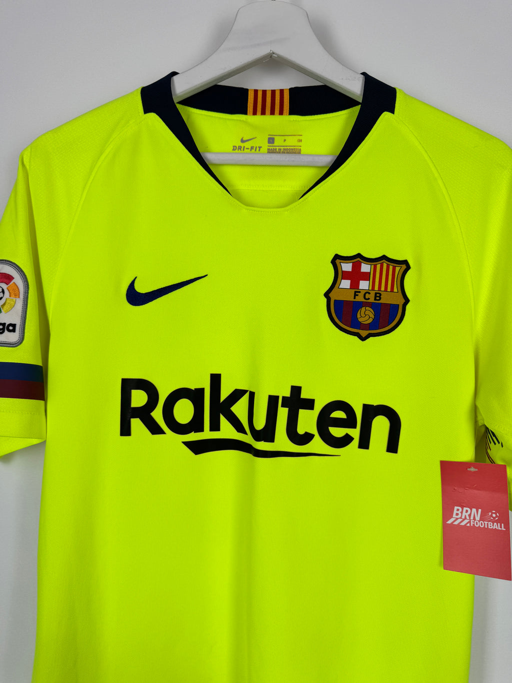 BARCELONA 2018/2019 AWAY FOOTBALL SHIRT - MESSI #10 (S)