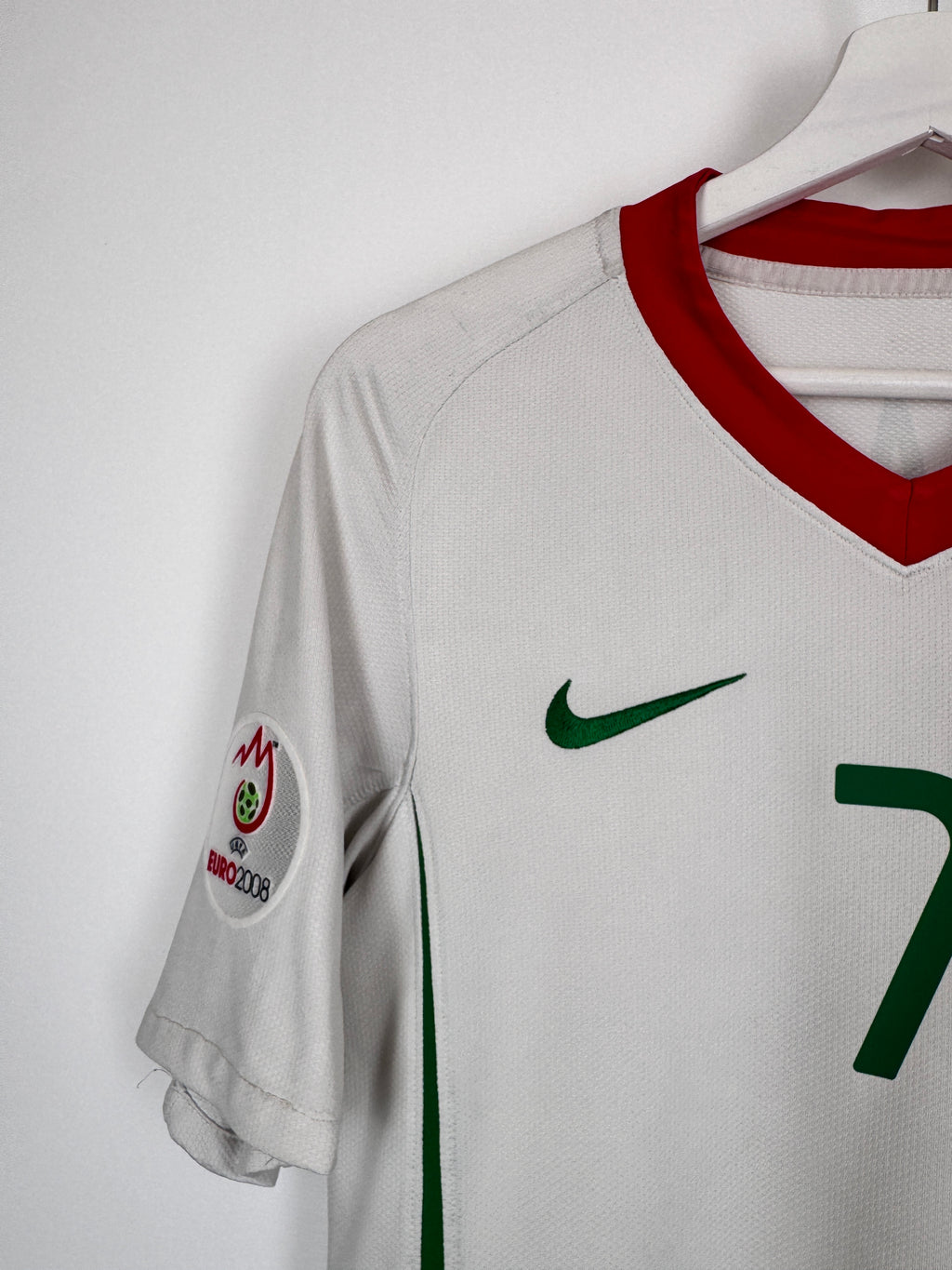 MAILLOT DE FOOTBALL PORTUGAL 2008 EXTÉRIEUR - CRISTIANO RONALDO #7 (S)
