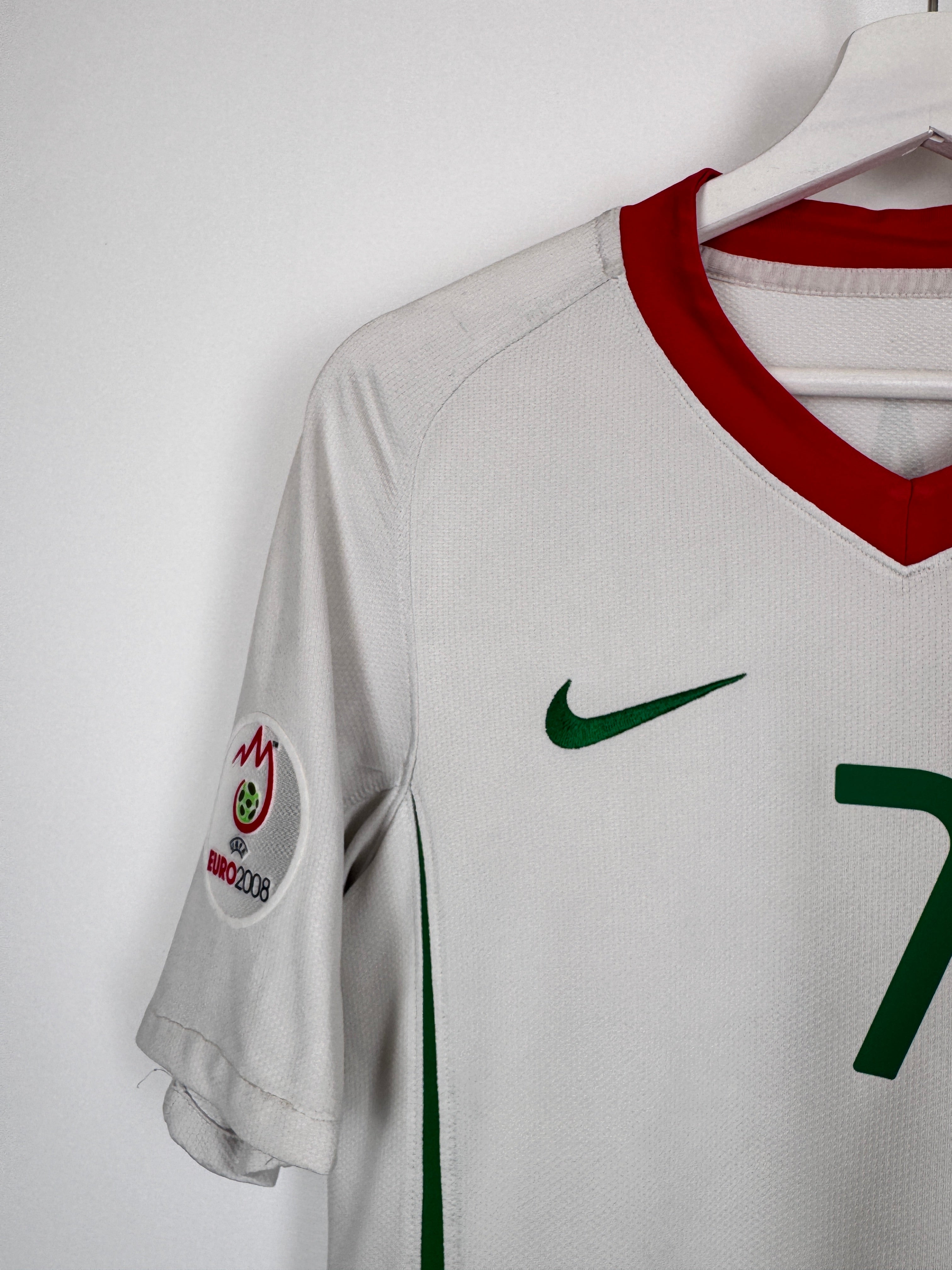 MAILLOT DE FOOTBALL PORTUGAL 2008 EXTÉRIEUR - CRISTIANO RONALDO #7 (S)