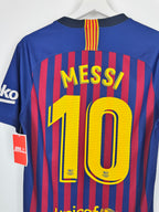 FOOTBALL JERSEY BARCELONA 2018/2019 HOME - MESSI #10 (S)
