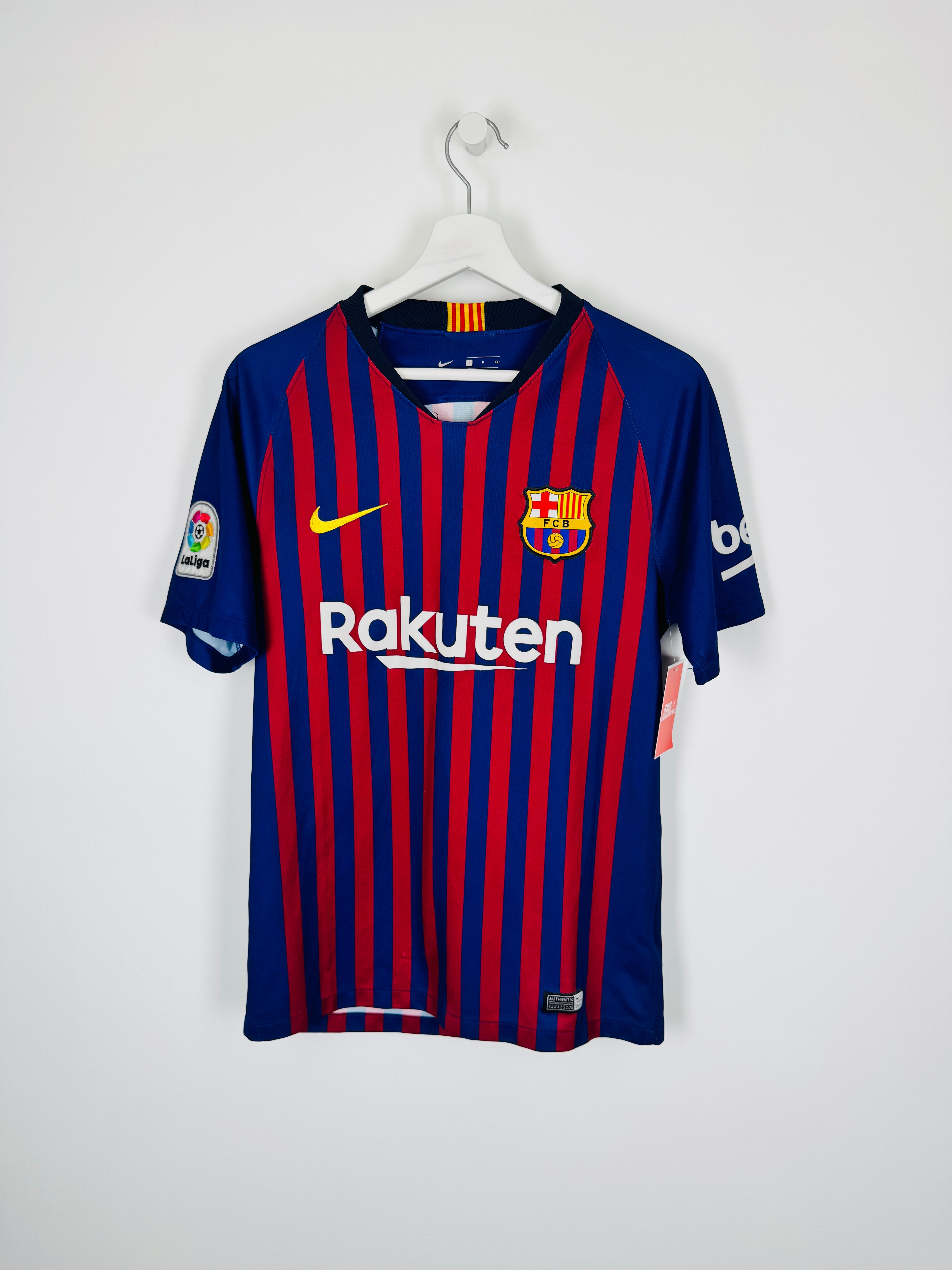 FOOTBALL JERSEY BARCELONA 2018/2019 HOME - MESSI #10 (S)
