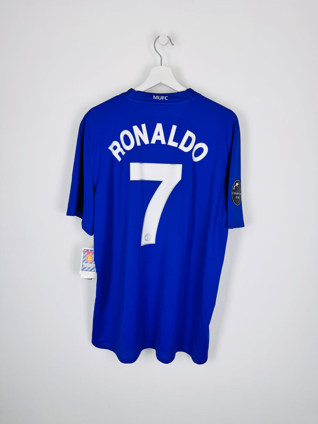 MAILLOT DE FOOTBALL MANCHESTER UNITED 2008/2009 THIRD NEUF AVEC ÉTIQUETTE - CRISTIANO RONALDO #7 (XL)