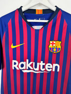 FOOTBALL JERSEY BARCELONA 2018/2019 HOME - MESSI #10 (S)