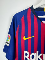 FOOTBALL JERSEY BARCELONA 2018/2019 HOME - MESSI #10 (S)