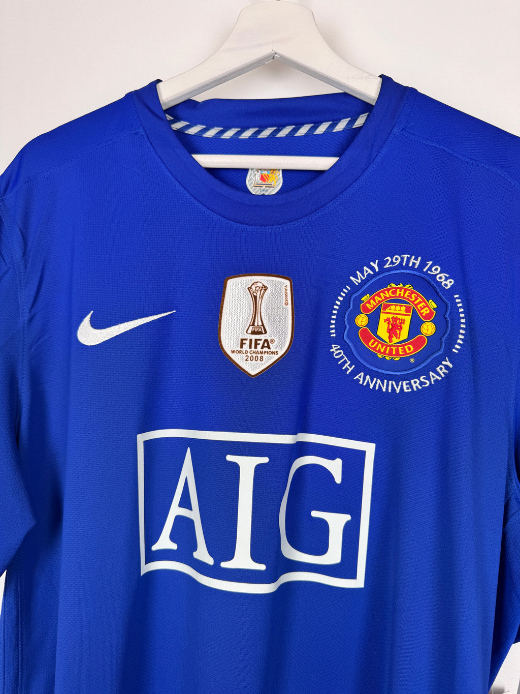 MAILLOT DE FOOTBALL MANCHESTER UNITED 2008/2009 THIRD NEUF AVEC ÉTIQUETTE - CRISTIANO RONALDO #7 (XL)