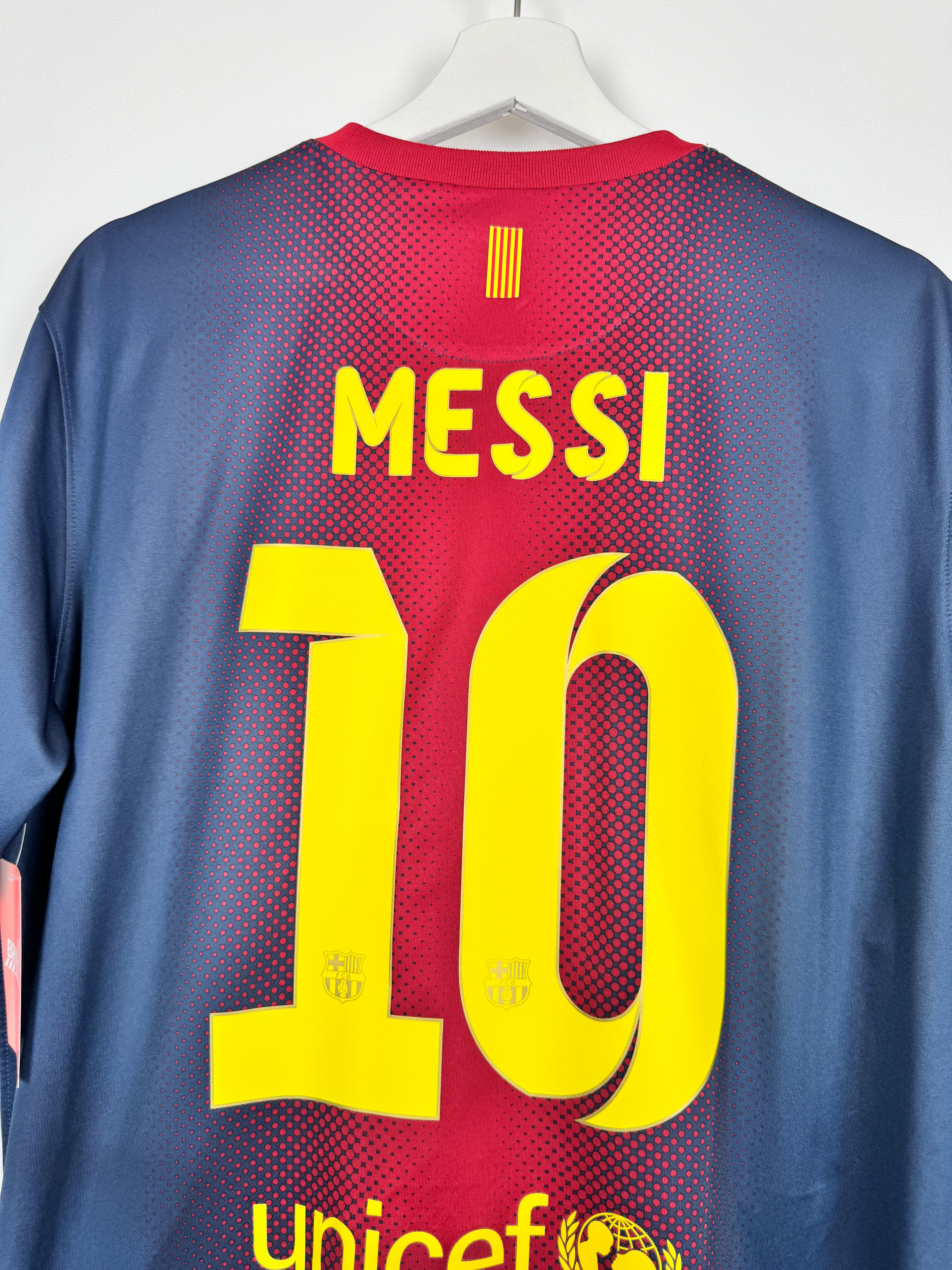 FOOTBALL JERSEY BARCELONA 2012/2013 HOME - MESSI #10 (L)