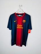 FOOTBALL JERSEY BARCELONA 2012/2013 HOME - MESSI #10 (L)