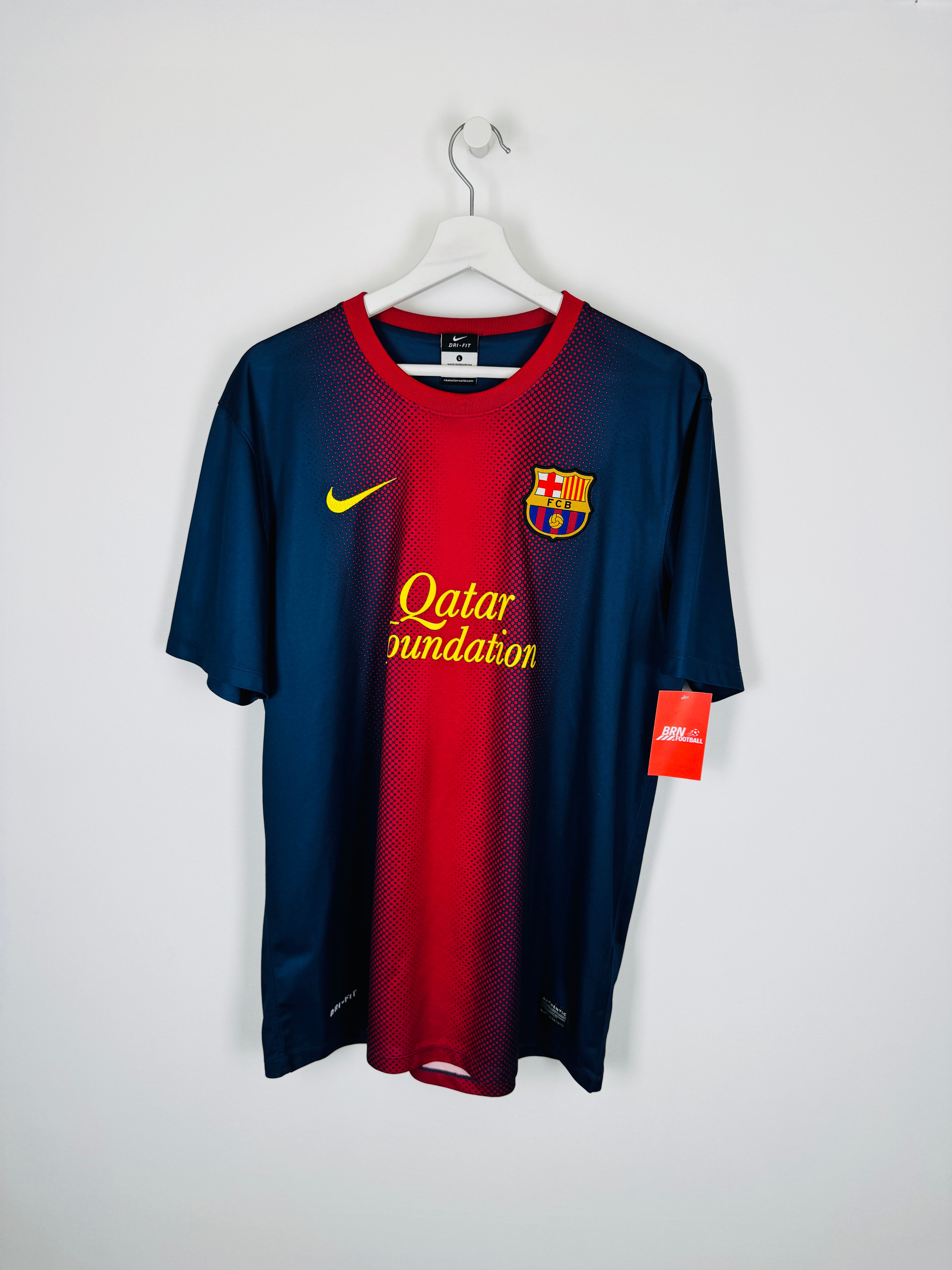 FOOTBALL JERSEY BARCELONA 2012/2013 HOME - MESSI #10 (L)