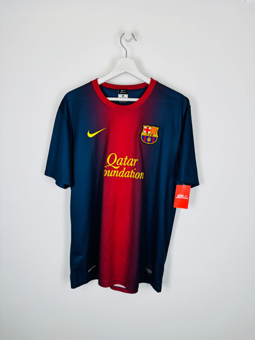 FOOTBALL JERSEY BARCELONA 2012/2013 HOME - MESSI #10 (L)
