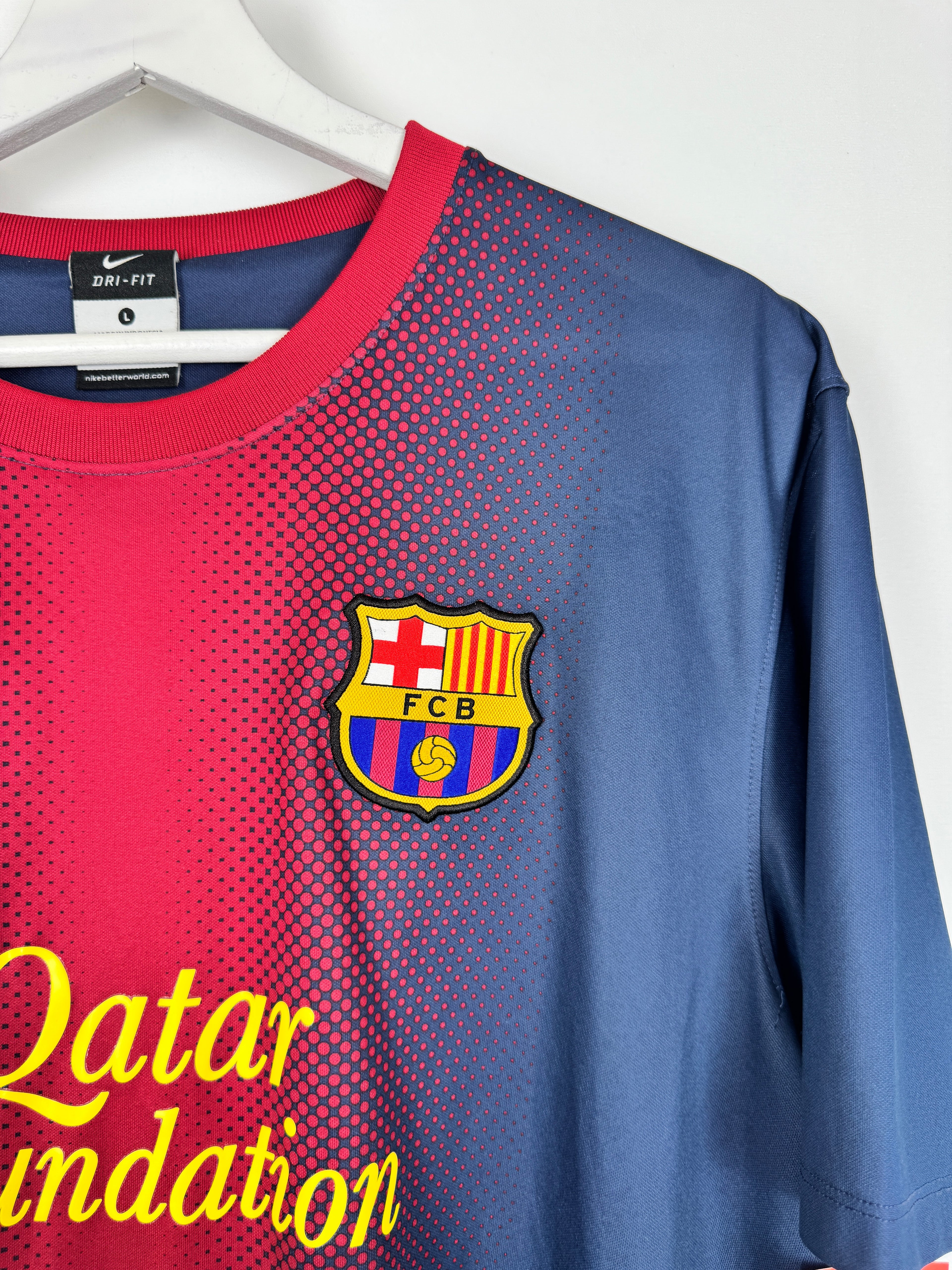 FOOTBALL JERSEY BARCELONA 2012/2013 HOME - MESSI #10 (L)