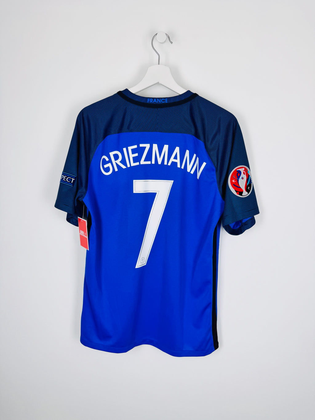 MAILLOT DE FOOTBALL ÉQUIPE DE FRANCE 2016 DOMICILE - ANTOINE GRIEZMANN #7 (M)