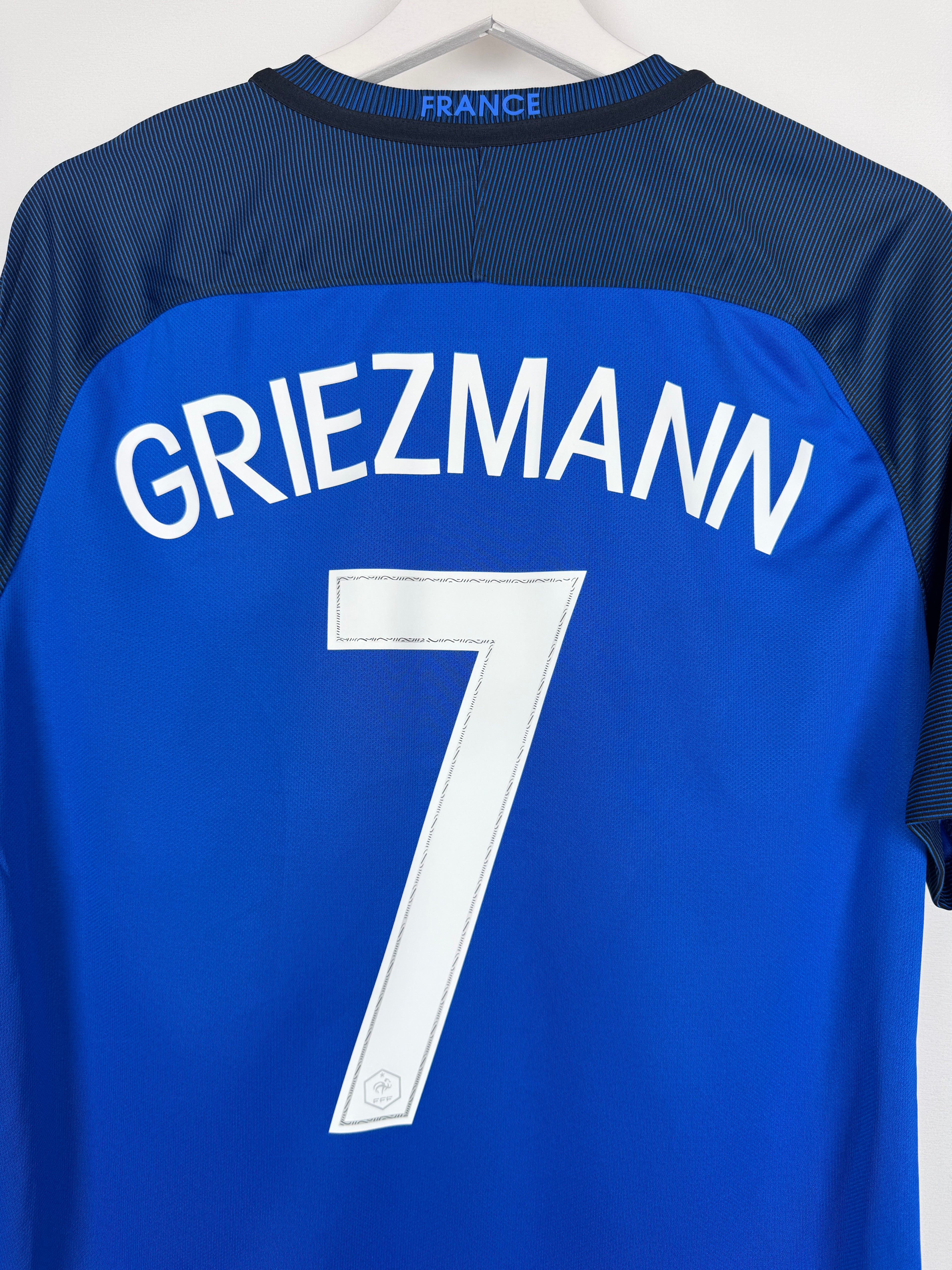 MAILLOT DE FOOTBALL ÉQUIPE DE FRANCE 2016 DOMICILE - ANTOINE GRIEZMANN #7 (M)