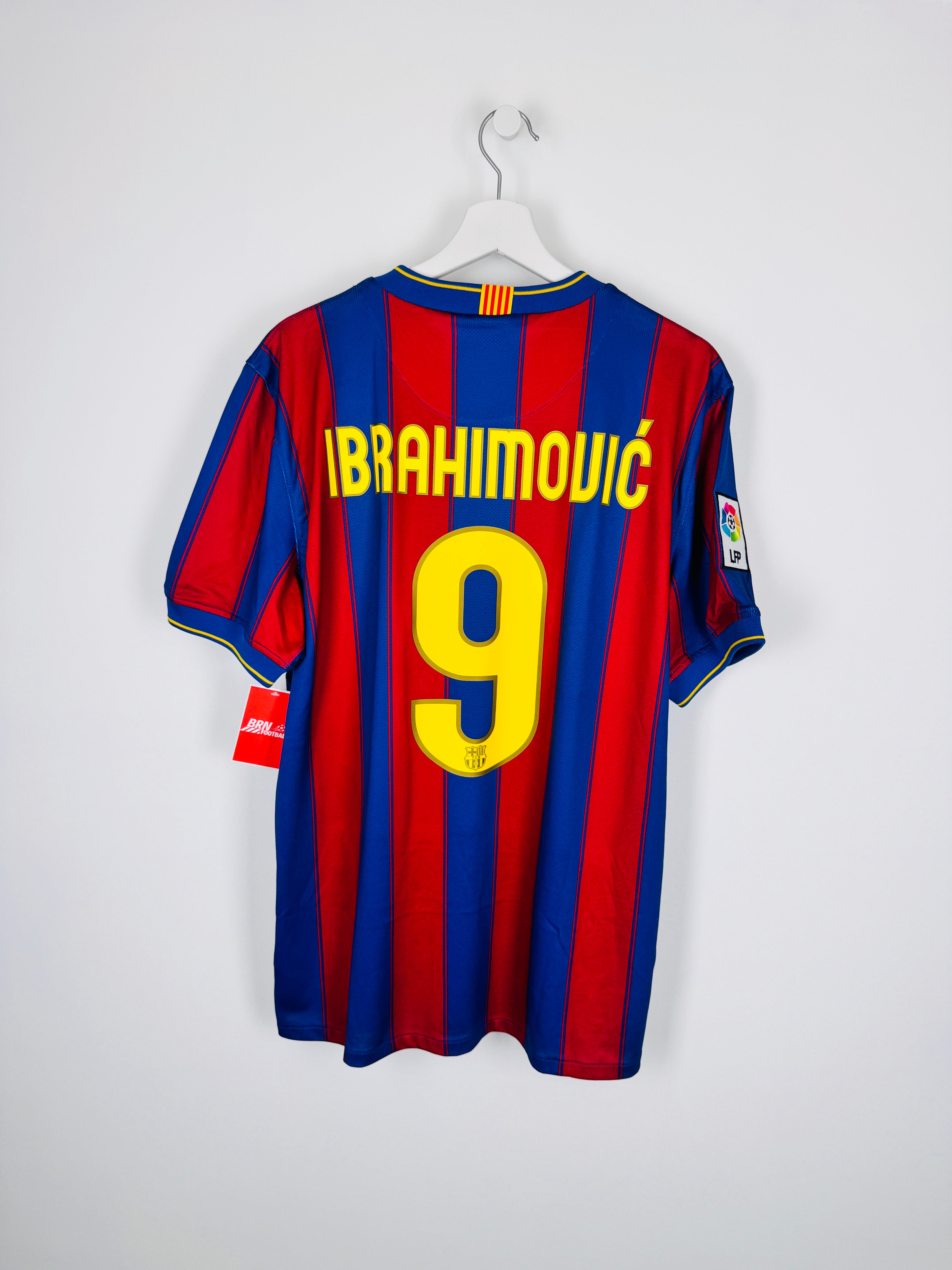 MAILLOT DE FOOTBALL BARCELONE 2009/2010 DOMICILE - ZLATAN IBRAHIMOVIC #9 (L)