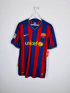MAILLOT DE FOOTBALL BARCELONE 2009/2010 DOMICILE - ZLATAN IBRAHIMOVIC #9 (L)
