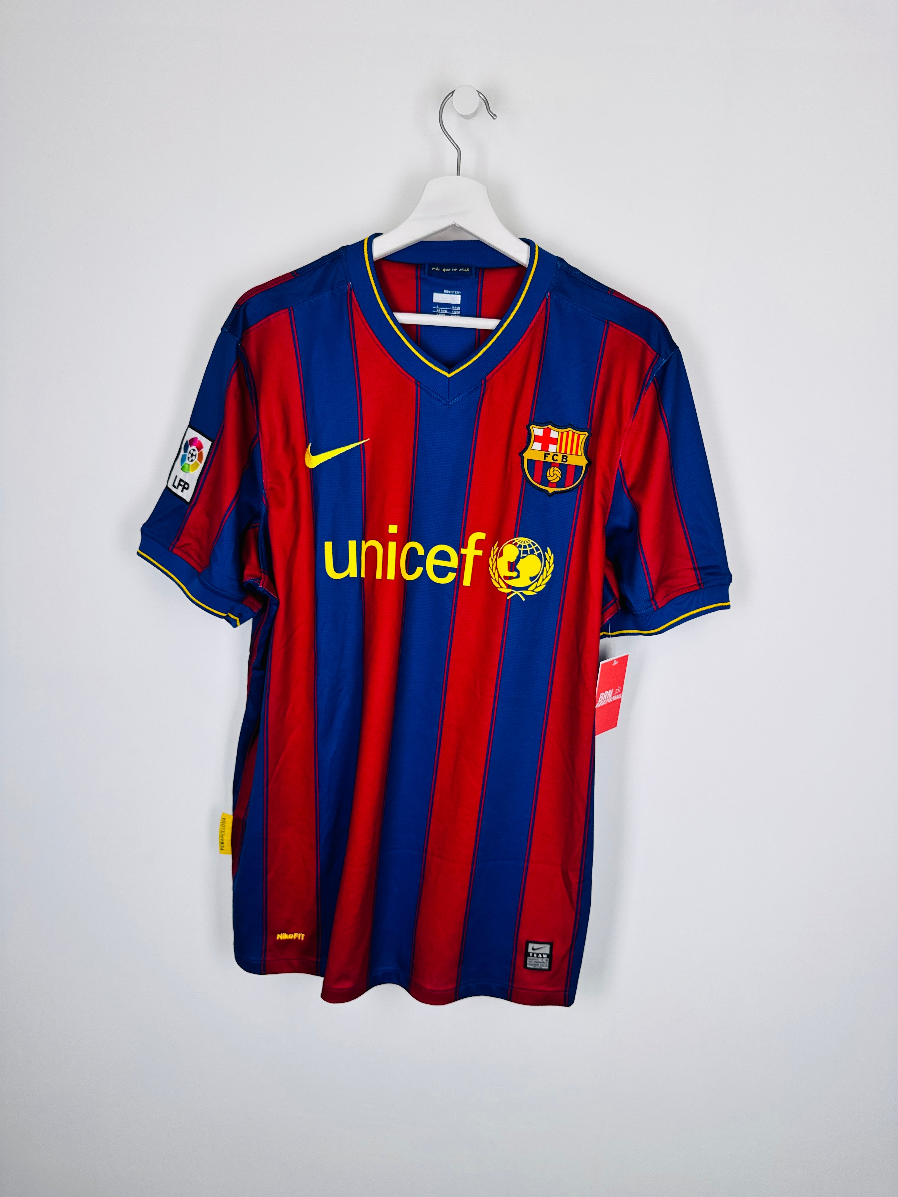 MAILLOT DE FOOTBALL BARCELONE 2009/2010 DOMICILE - ZLATAN IBRAHIMOVIC #9 (L)