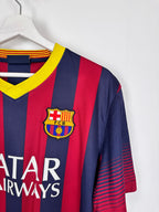 MAILLOT DE FOOTBALL BARCELONE 2013/2014 DOMICILE - NEYMAR JR #11 (L)