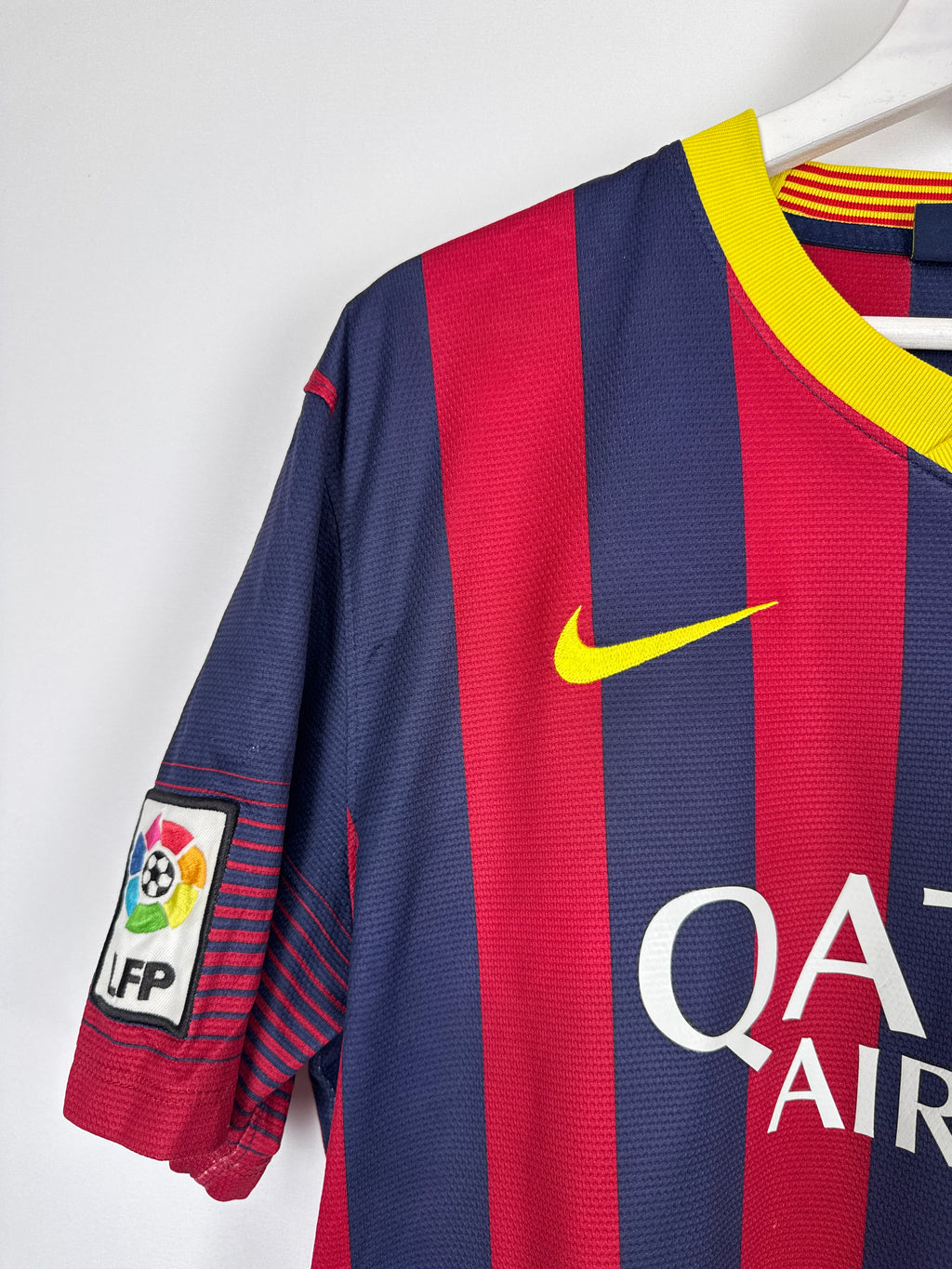 MAILLOT DE FOOTBALL BARCELONE 2013/2014 DOMICILE - NEYMAR JR #11 (L)