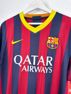 MAILLOT DE FOOTBALL BARCELONE 2013/2014 DOMICILE - NEYMAR JR #11 (L)
