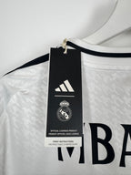 REAL MADRID 2024/2025 HOME FOOTBALL JERSEY NEW - MBAPPE #9 (M)