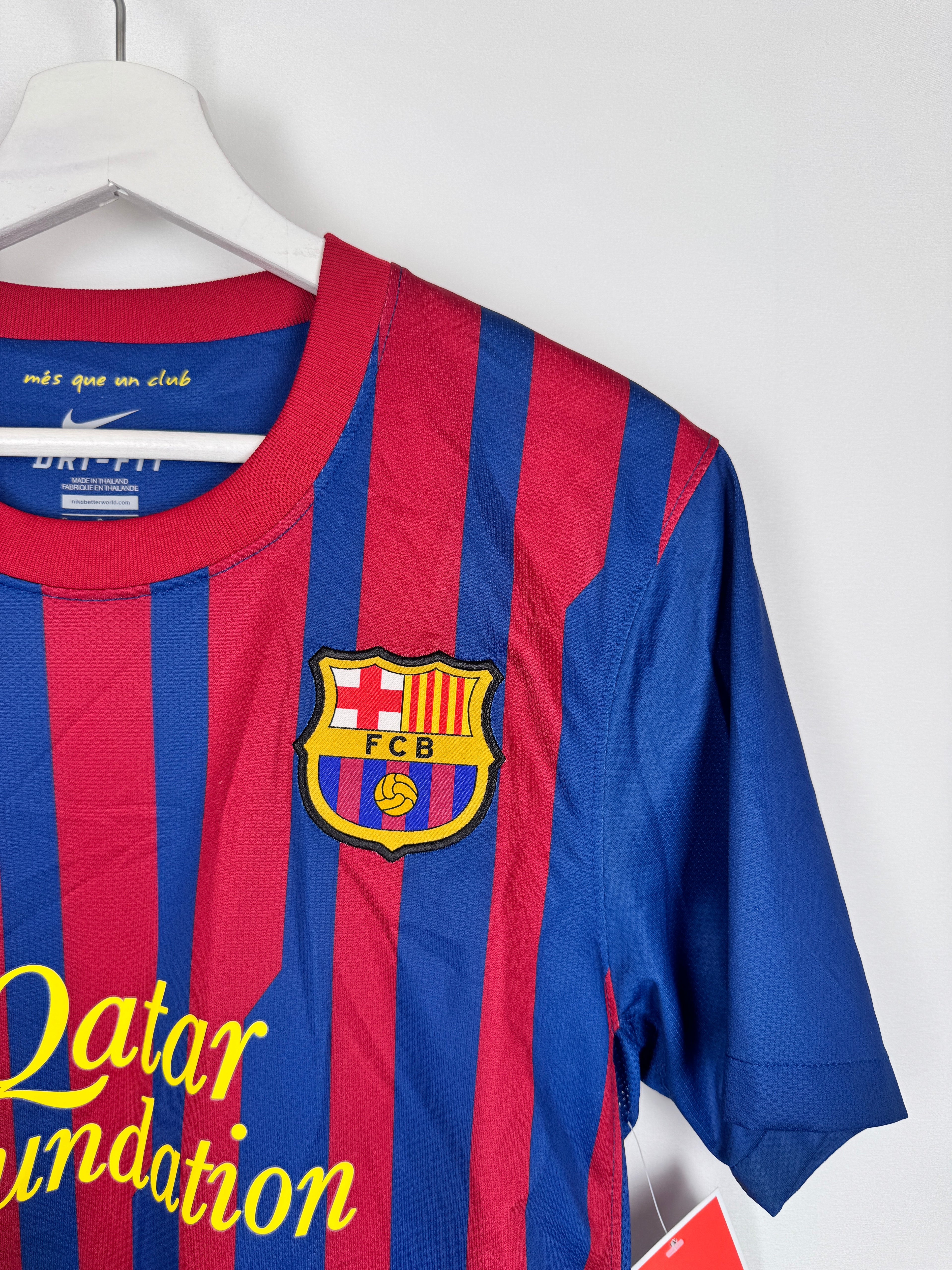 MAILLOT DE FOOTBALL BARCELONE 2011/2012 DOMICILE - LEO MESSI #10 (S)