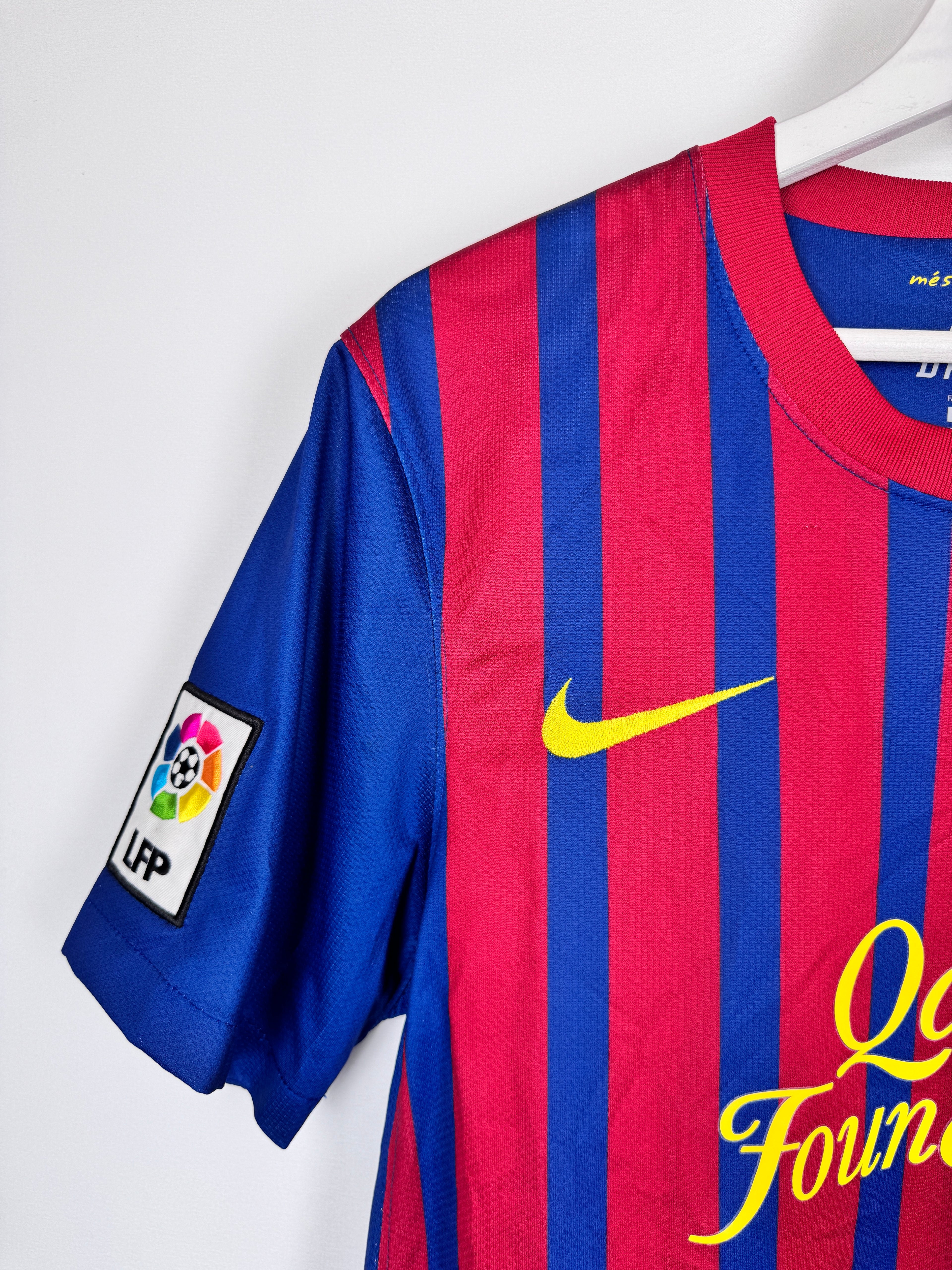 MAILLOT DE FOOTBALL BARCELONE 2011/2012 DOMICILE - LEO MESSI #10 (S)