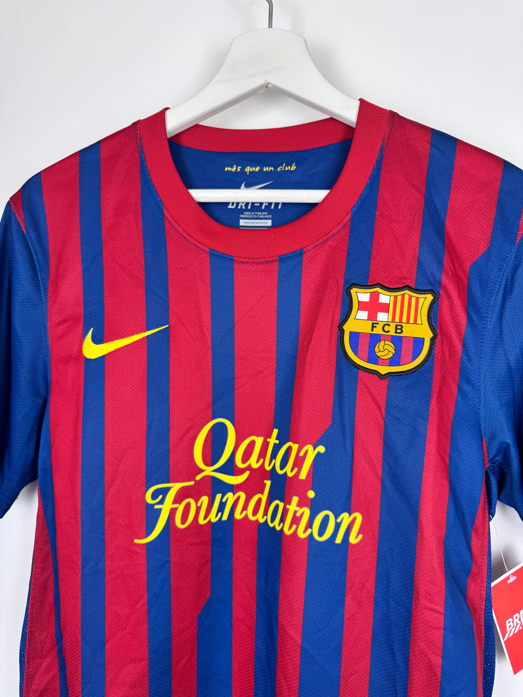 MAILLOT DE FOOTBALL BARCELONE 2011/2012 DOMICILE - LEO MESSI #10 (S)