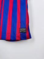 MAILLOT DE FOOTBALL BARCELONE 2011/2012 DOMICILE - LEO MESSI #10 (S)