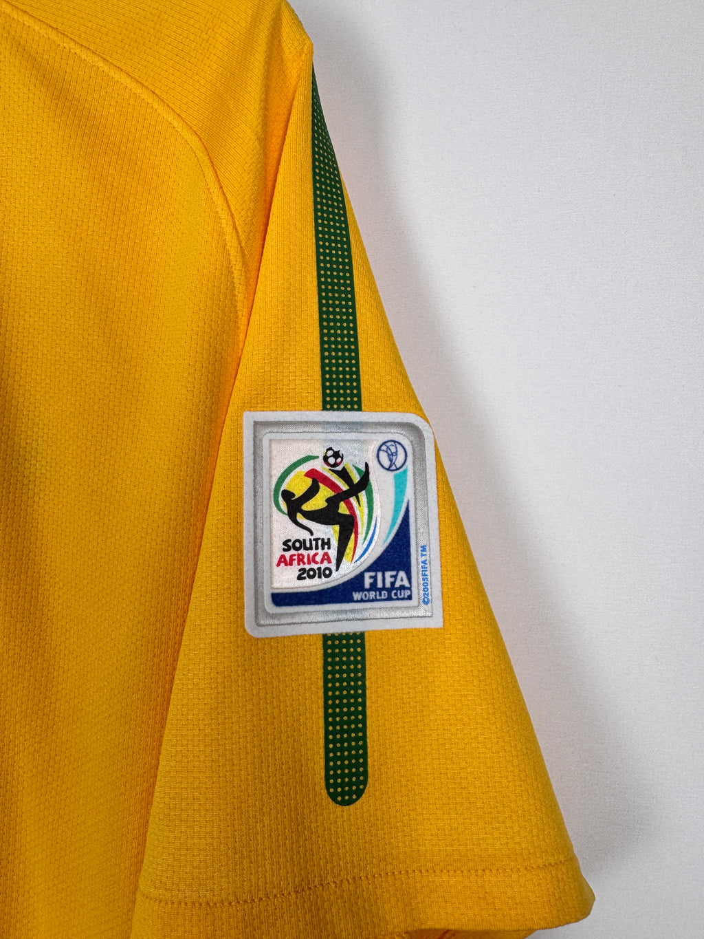 MAILLOT DE FOOTBALL BRÉSIL 2010 DOMICILE - ROBINHO #11 (L)