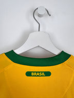 MAILLOT DE FOOTBALL BRÉSIL 2010 DOMICILE - ROBINHO #11 (L)