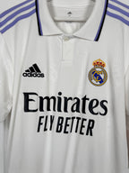 REAL MADRID 2022/2023 HOME FOOTBALL JERSEY - BENZEMA #9 BALLON D'OR (M)