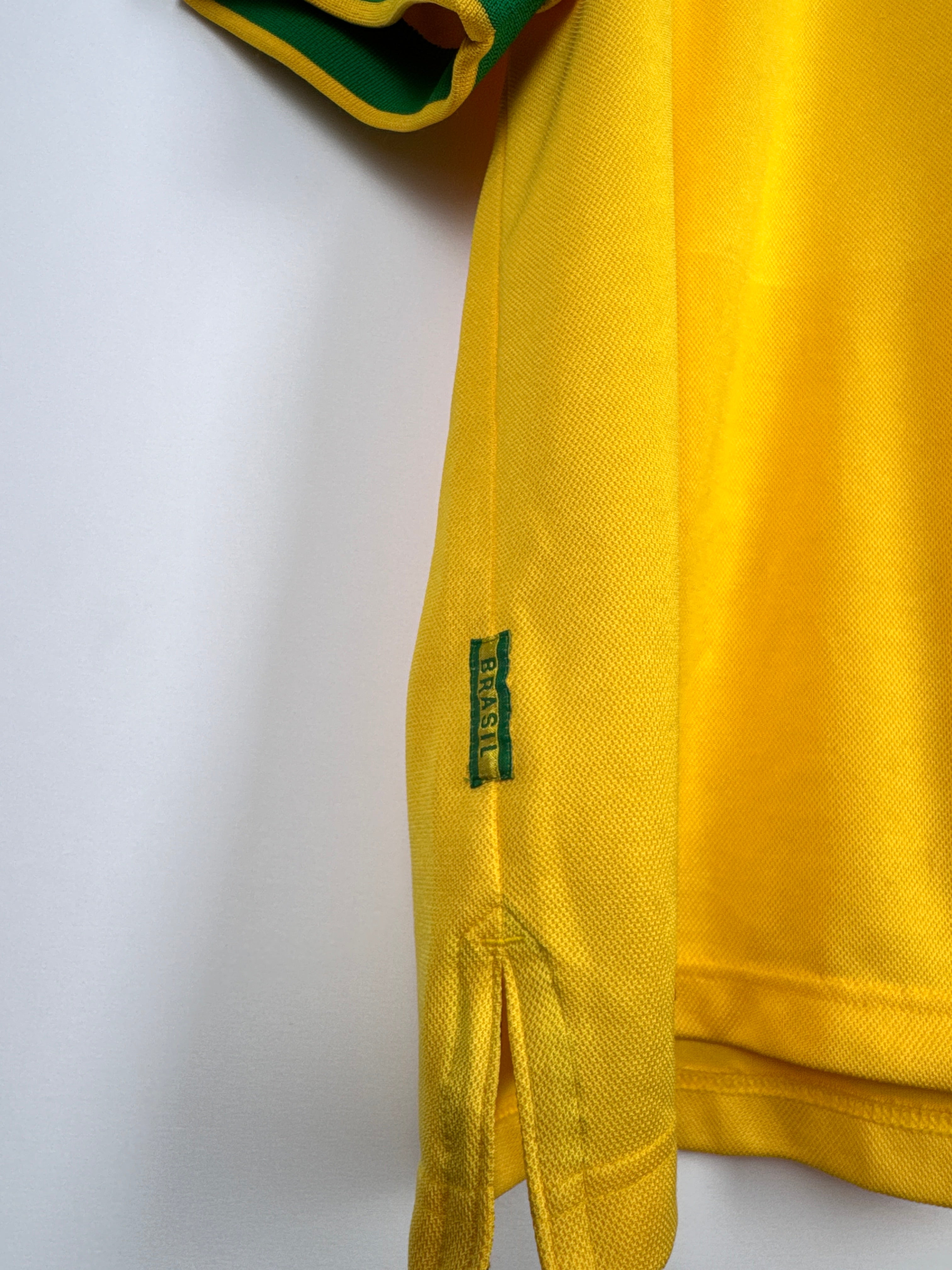 MAILLOT DE FOOTBALL BRÉSIL 1998 DOMICILE - RONALDO NAZARIO #9 (XL)