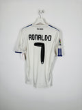 REAL MADRID 2010/2011 HOME FOOTBALL SHIRT - RONALDO #7 (S)