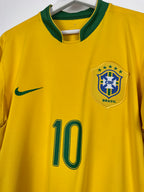 MAILLOT DE FOOTBALL BRÉSIL 2006 DOMICILE - RONALDINHO #10 (M)