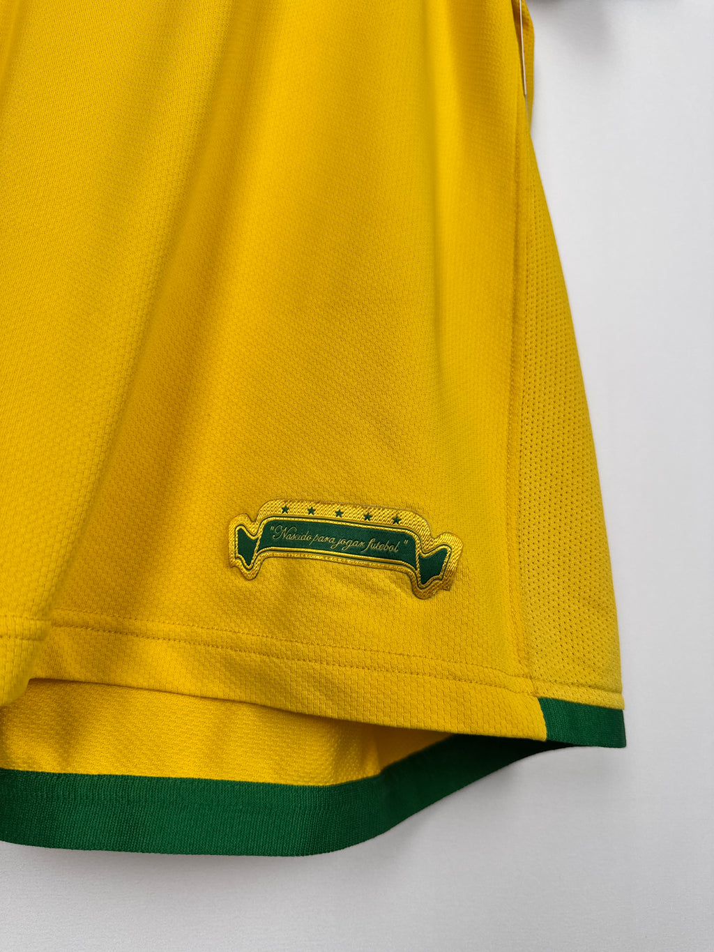 MAILLOT DE FOOTBALL BRÉSIL 2006 DOMICILE - RONALDINHO #10 (M)