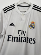 REAL MADRID 2018/2019 HOME FOOTBALL JERSEY - BENZEMA #9 (M)