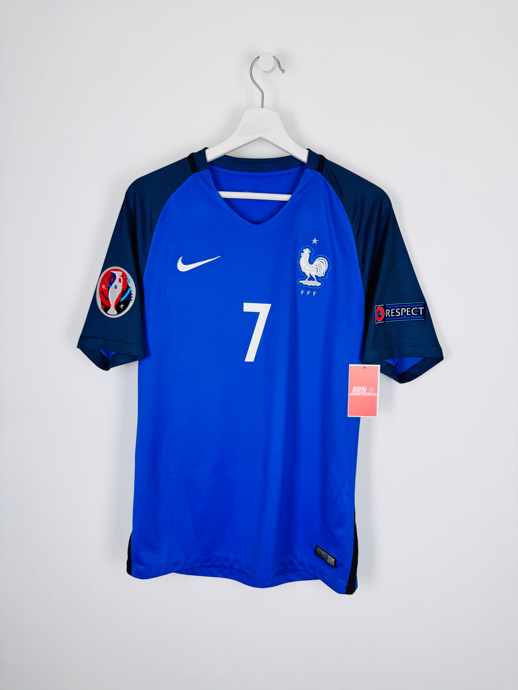 MAILLOT DE FOOTBALL ÉQUIPE DE FRANCE 2016 DOMICILE - ANTOINE GRIEZMANN #7 (M)